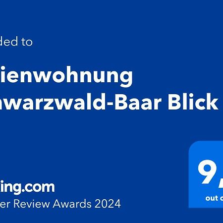 Ferienwohnung Schwarzwald-Baar Blick Donaueschingen Bagian luar foto